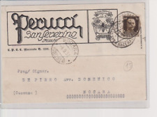 CARTOLINA SAN SEVERINO MARCHE  PUBBLICITARIA FABBRICA MATERIALE APISTICO RARA 