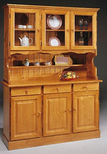 Credenza cristalliera rustica - cristalliera,
