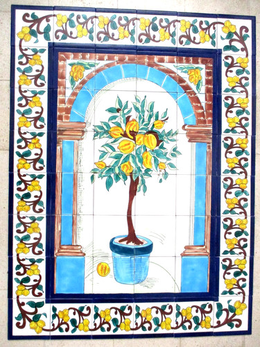 Pannello artistico piastrelle