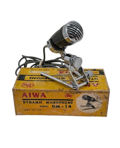 Microfono arpa dinamico aiwa - microfono,