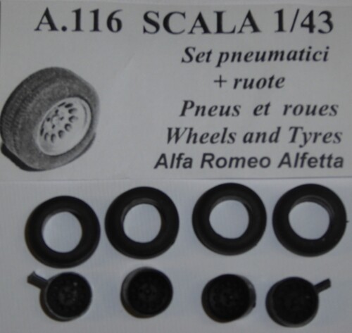 Ruote alfa romeo alfetta - 1/43,