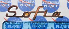 ADESIVO STICKER AUTOCOLLANT AUFKLEBER VINTAGE AUTO MOTO TUNING NOME SOFIA