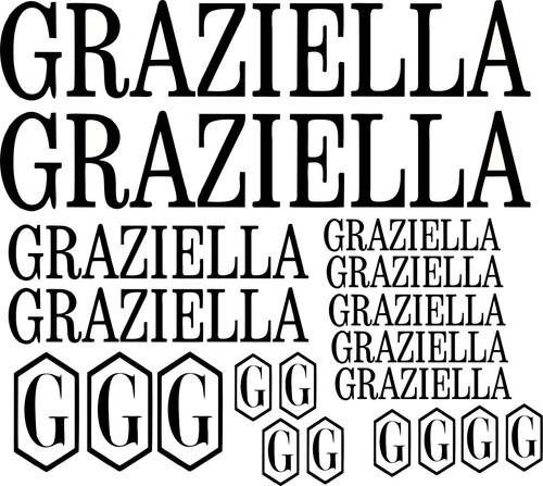 Kit graziella adesivi - kit,