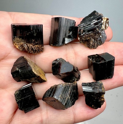 Lotto cristalli vesuvianite - lotto,