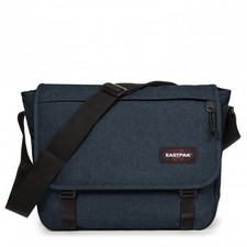 TRACOLLA cartella DELEGATE + messenger BLU eastpak TRIPLE DENIM tinta unita