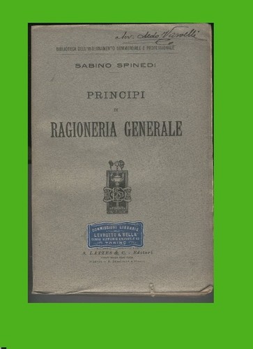 Principi ragioneria - principi, di