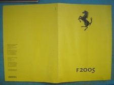 FERRARI F2005 F1 OFFICIAL BROCHURE FOR PRESS UFFICIO STAMPA