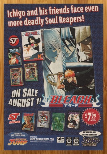 Pubblicità poster bleach - pubblicità/poster,