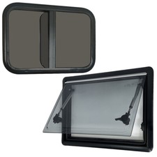 Finestre a cassetta camper camper camper cerniera e conversione scorrevole roulotte cieco