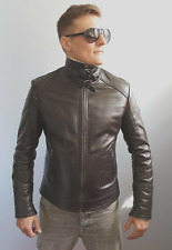 Cappotto giacca pelle di