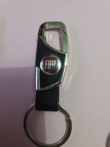 Portachiavi auto acciaio fiat - portachiavi,