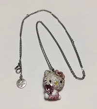 Swarovski Sanrio Hello Kitty Collana Ciondolo Cuore Rosa Giappone