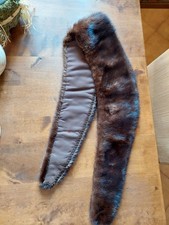 Collo in Visone marrone cm