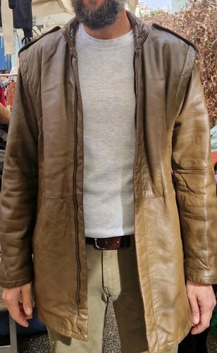 Giacca pelle piccini - pelle,