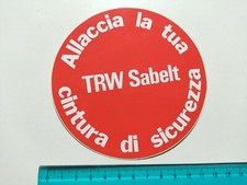TRW SABELT BELT STICKER