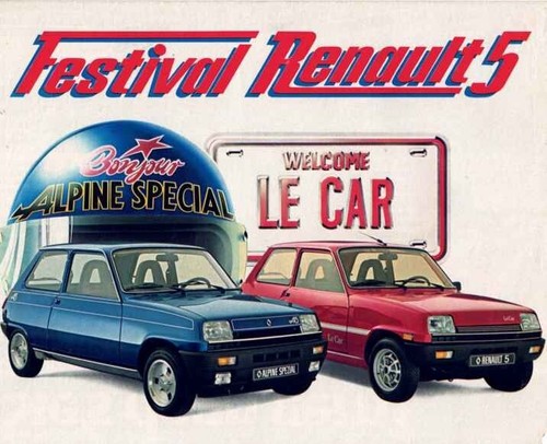Catalogue brochure renault 5 - renault,