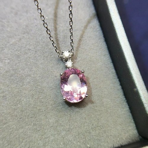 Ciondolo pendente zaffiro rosa