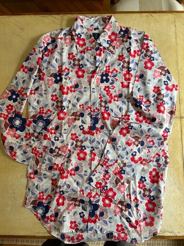 Camicia uomo stampata lino - camicia,