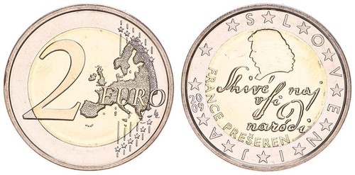 Slovenia euro moneta - 2,