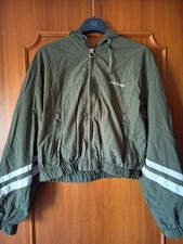 Giubbino/ giacca corta Donna/ragazza Bershka TG M VERDE MILITARE