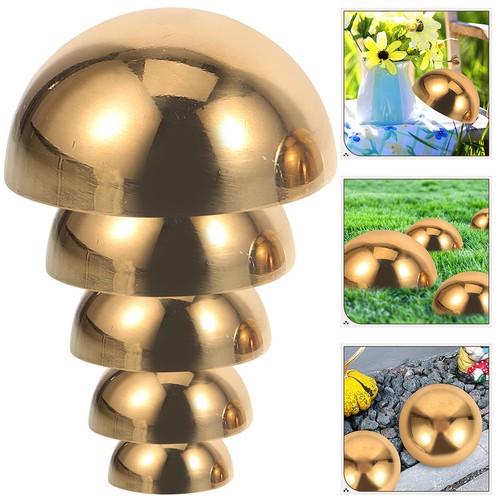 5pz mezzo globo metallo - in,