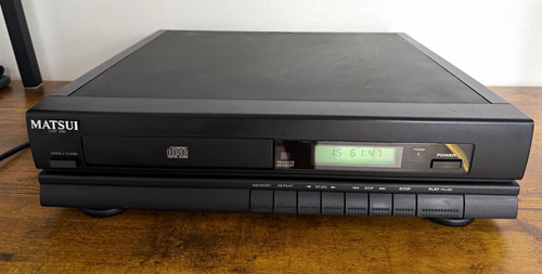 Matsui cdp 200 lettore - cd, nero