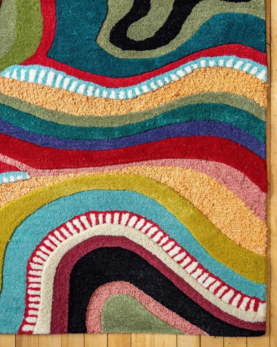 Tappeto multicolore tappeto