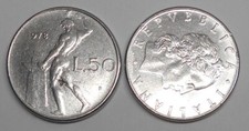 50 Lire 1978 errore di conio
