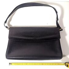 BORSA VINTAGE in Pelle di SERPENTE / PITONE Nera