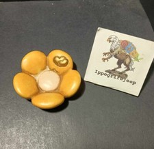 THUN Fiore giallo originale integro vintage soprammobile sala cucina