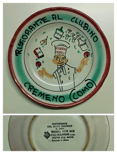 1986 piatto del - 1986, ricordo