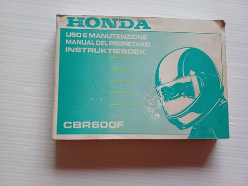 Honda cbr 600 1998 manuale - honda,