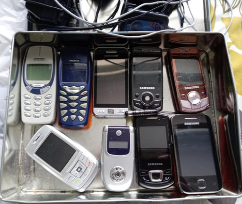 Vintage mobile phone job - vintage,