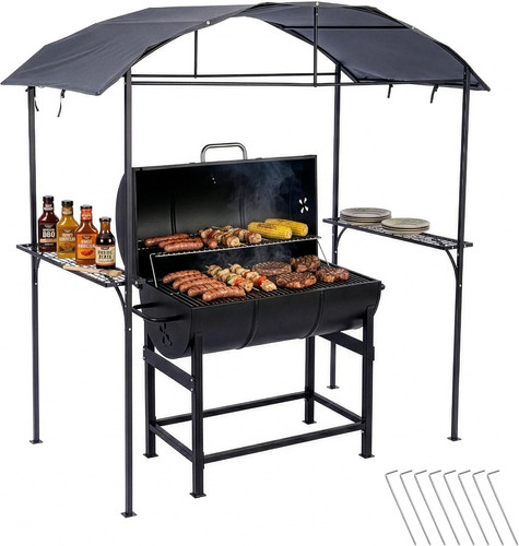 Gazebo per barbecue mensole - gazebo,