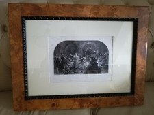 Antica incisione dell'800 con cornice 