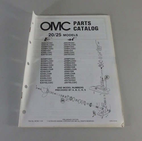 Catalogo ricambi omc - catalogo, evinrude