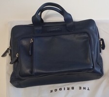 The Bridge Borsa Porta PC, iPad, documenti - pelle colore blu