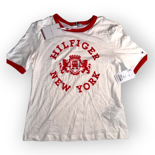 Shirt tommy hilfiger bianca - t-shirt,