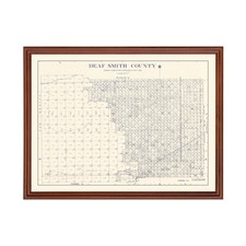 Vecchia mappa della contea di
