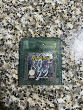 Pokémon versione Cristallo Game Boy Italiano Nintendo ORIGINALE Batteria Nuova
