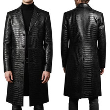 Cappotto lungo uomo nero