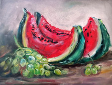 Frutta natura morta dipinto