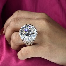 HUGE 60 Ct Certified Diamond Ring -Free Diamond Studs. Free Tariffs.