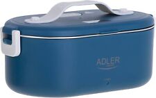 Lunch Box Contenitore Scalda Pranzo Elettrico 0,8L Estraibile Adler 4505 Blu
