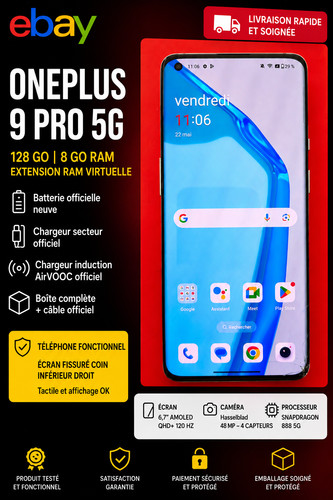 Oneplus pro 128go 8go - 9,