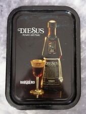 DIESUS Amaro Del Frate Barbero VASSOIO PUBBLICITARIO ORIGINAL VINTAGE COLLEZIONE