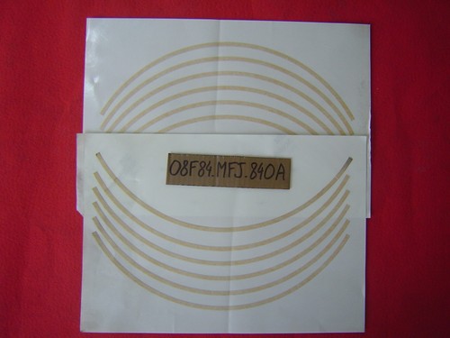Kit adesivi ruota gialli - ruota,