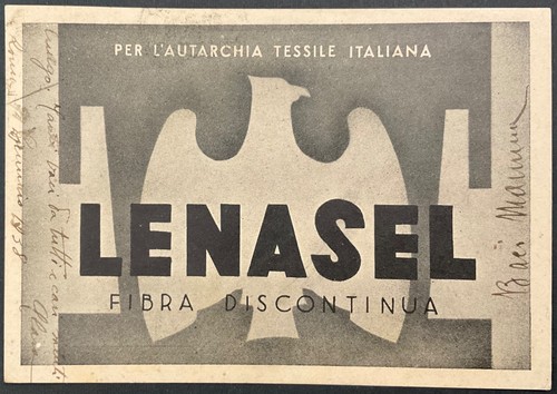 Per autarchia tessile - per, l'autarchia