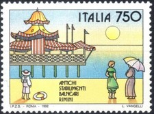 1992 italia repubblica Rimini MNH