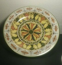 Assiette murale Faïence Céramique signée "Dipinto a Mano Il Ninfeo Amalfi"